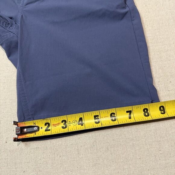 Patagonia Shorts Quandary Womens Size 2 Flat Front Navy Nylon Pockets 8” Inseam - Picture 6 of 7